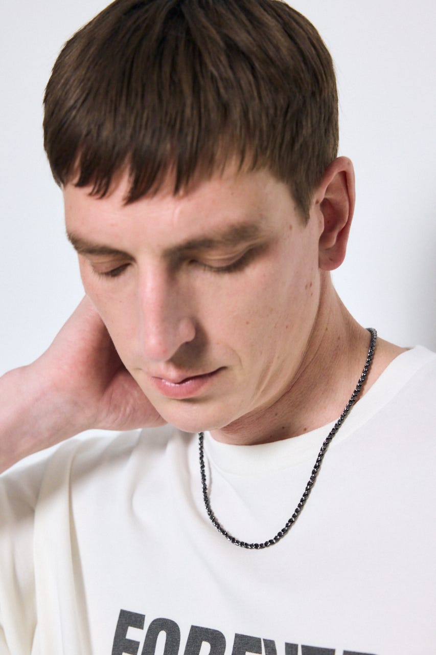 マンテルチェーンネックレス BLK FREE