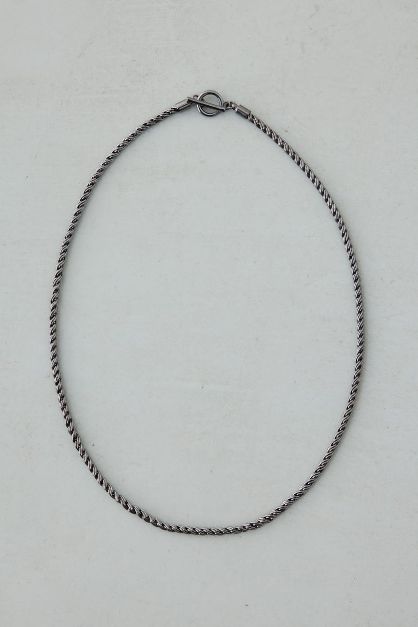 マンテルチェーンネックレス BLK FREE