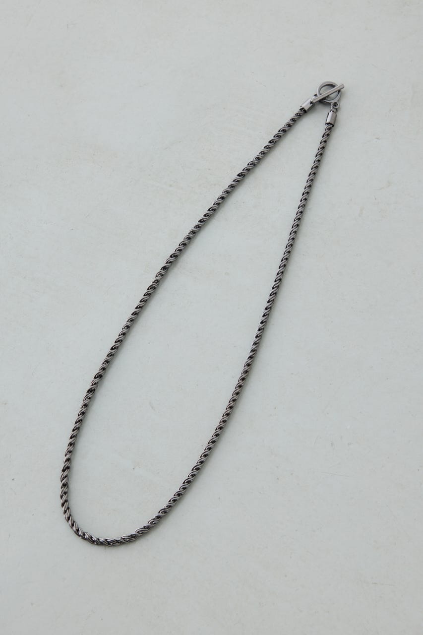 マンテルチェーンネックレス BLK FREE