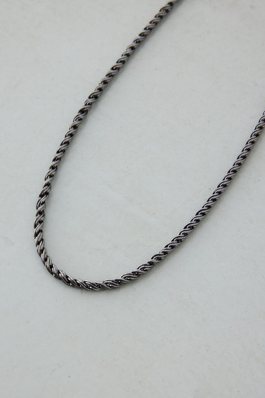 マンテルチェーンネックレス BLK FREE