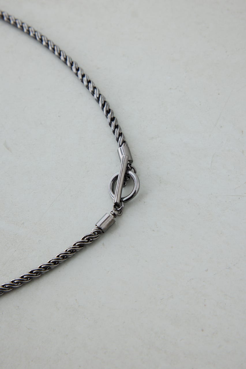 マンテルチェーンネックレス BLK FREE