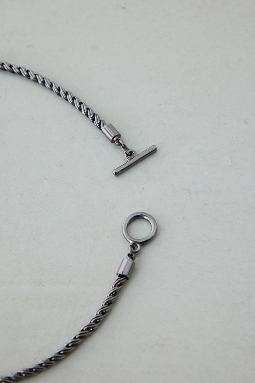 マンテルチェーンネックレス BLK FREE