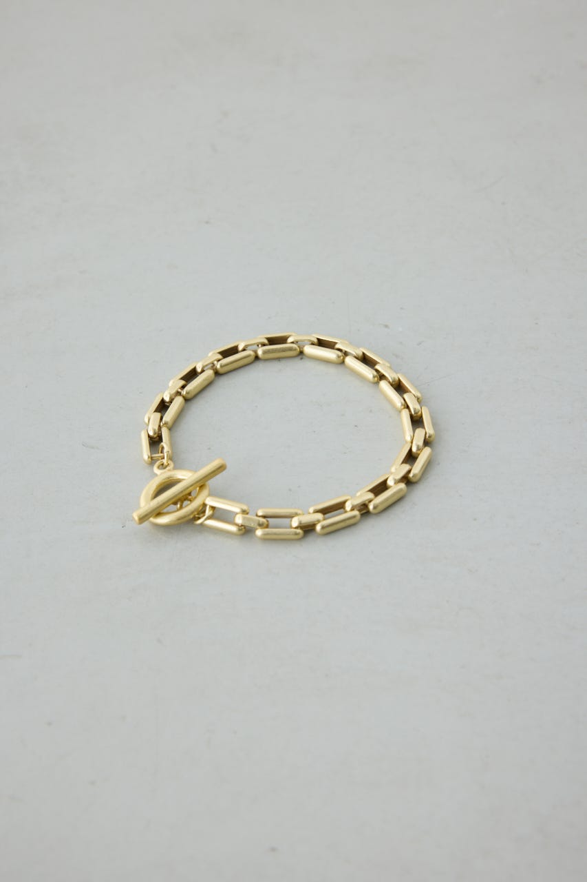 ヘビーチェーンブレスレット GLD FREE