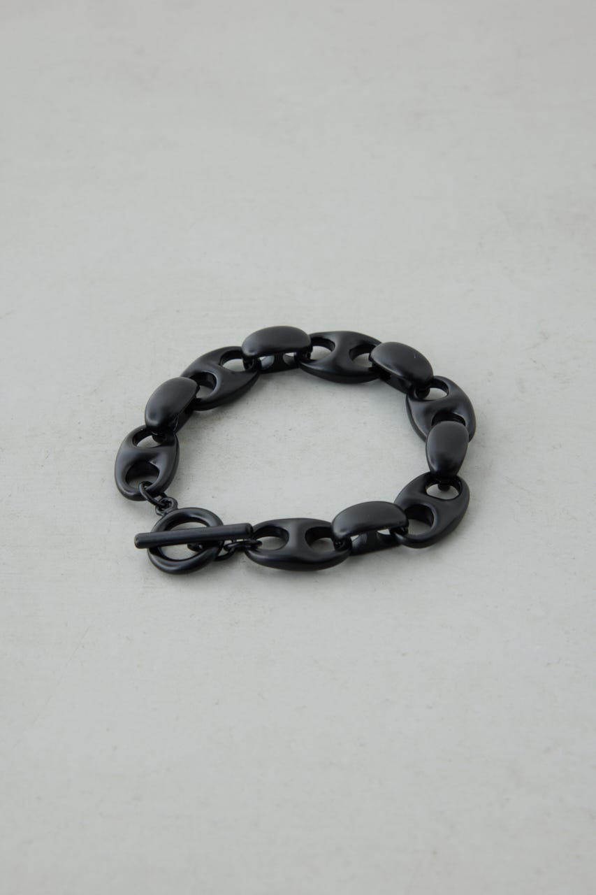 クラッシュチェーンブレスレット BLK FREE