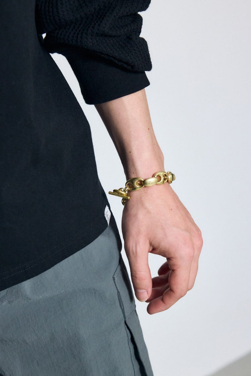 クラッシュチェーンブレスレット GLD FREE