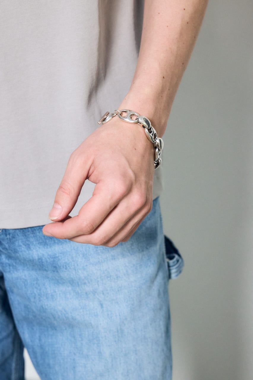 クラッシュチェーンブレスレット SLV FREE