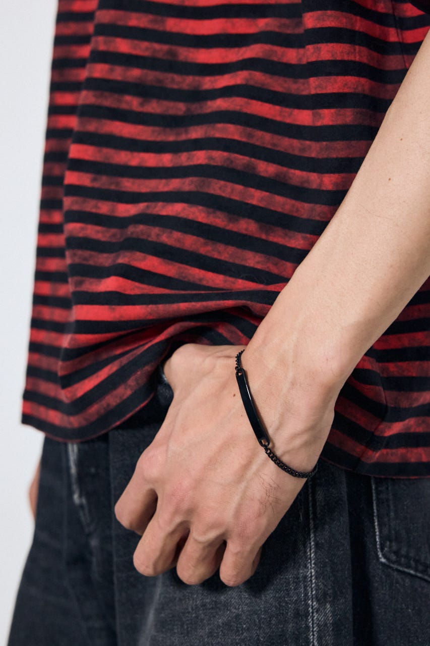 プレートブレスレット BLK FREE