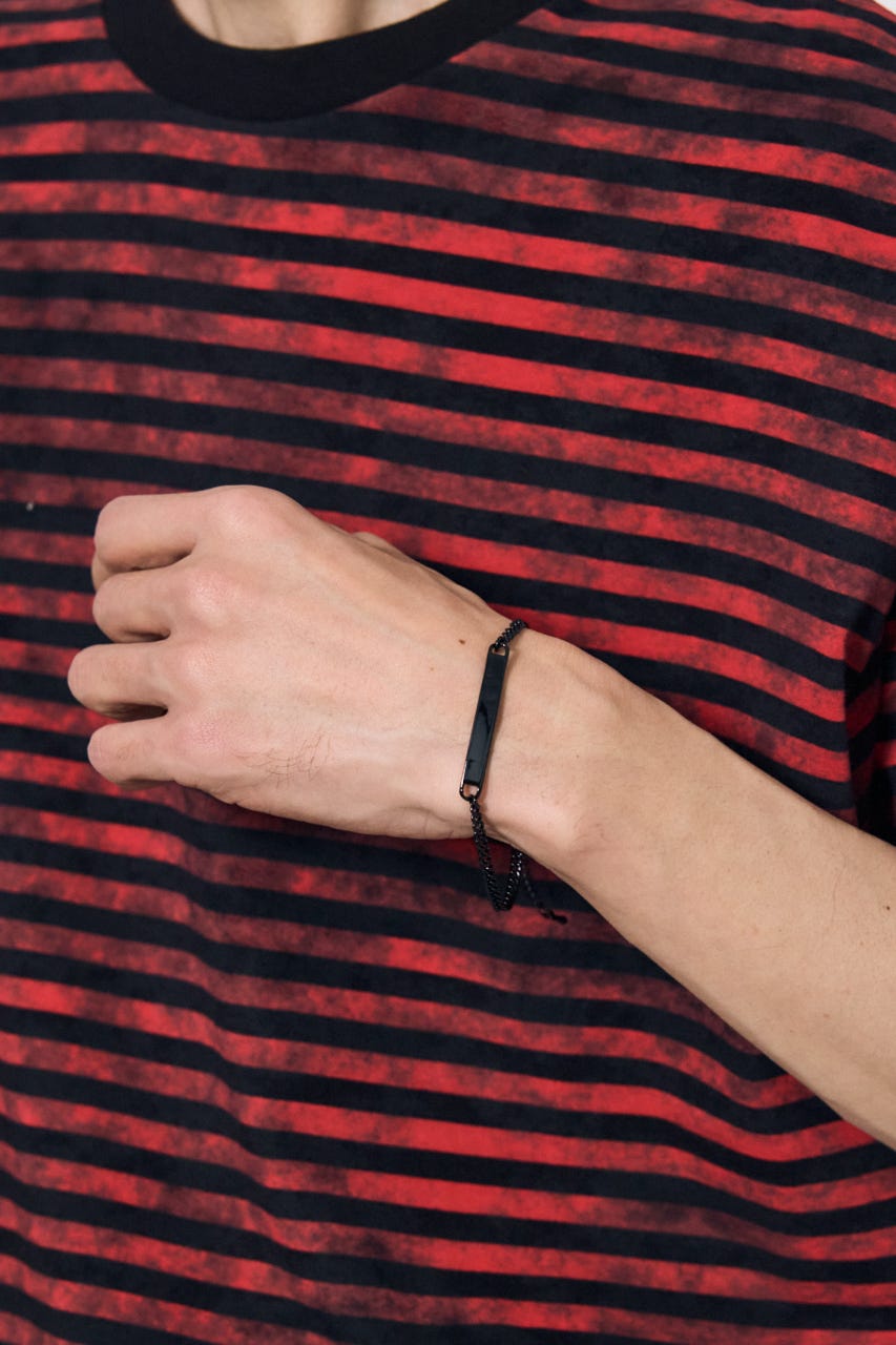 プレートブレスレット BLK FREE