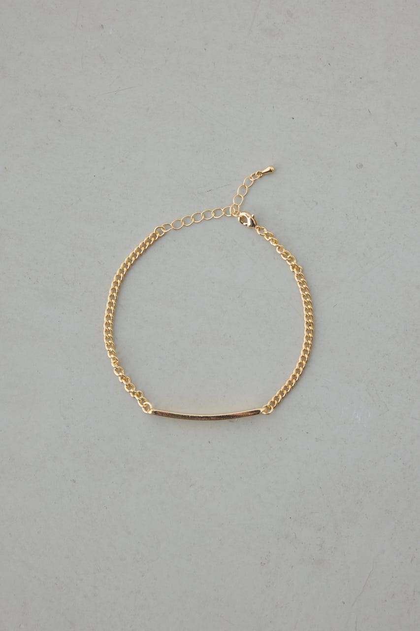 プレートブレスレット GLD FREE