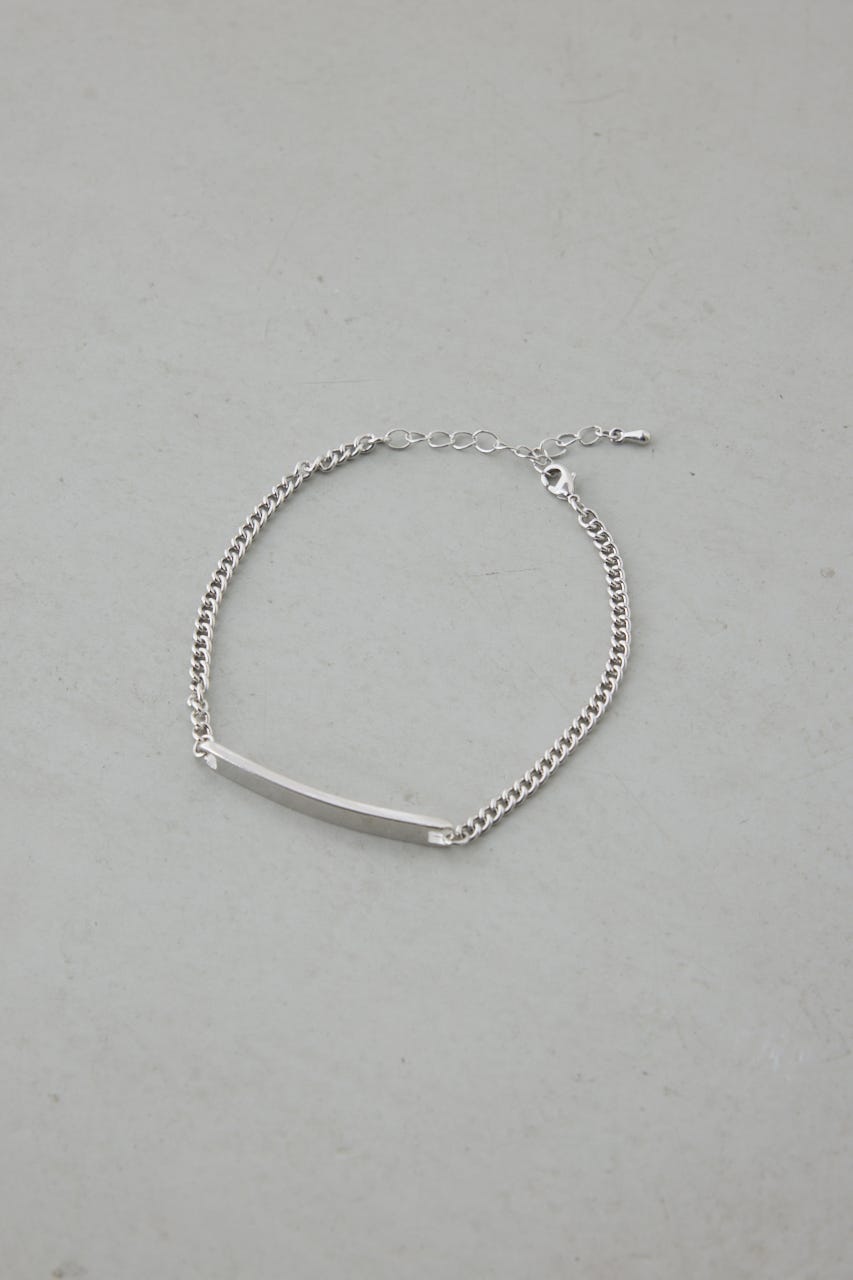 プレートブレスレット SLV FREE