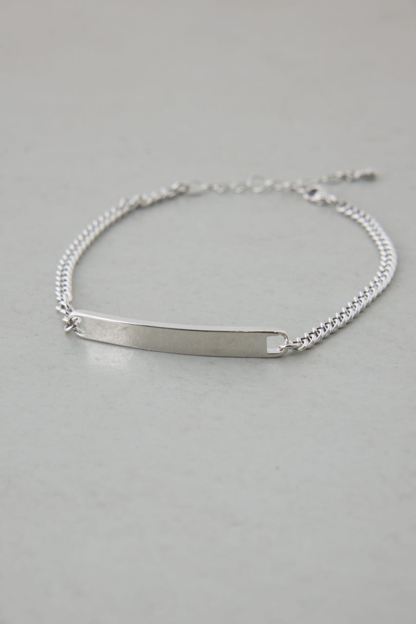 プレートブレスレット SLV FREE