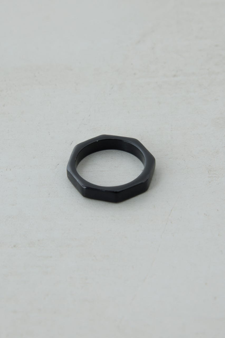 ポリゴンリング BLK L