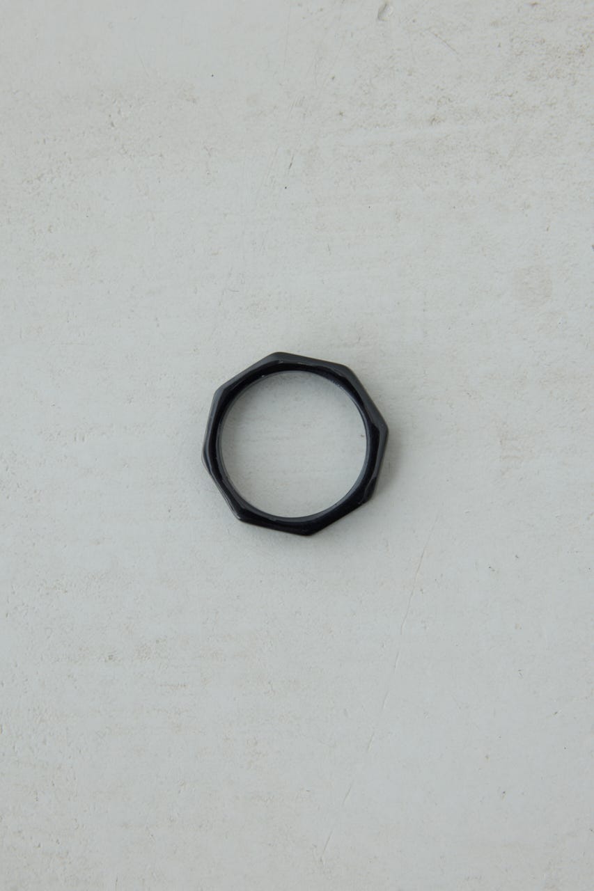 ポリゴンリング BLK L
