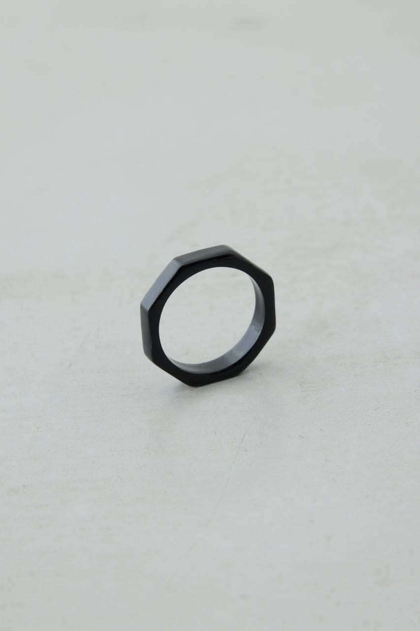 ポリゴンリング BLK L