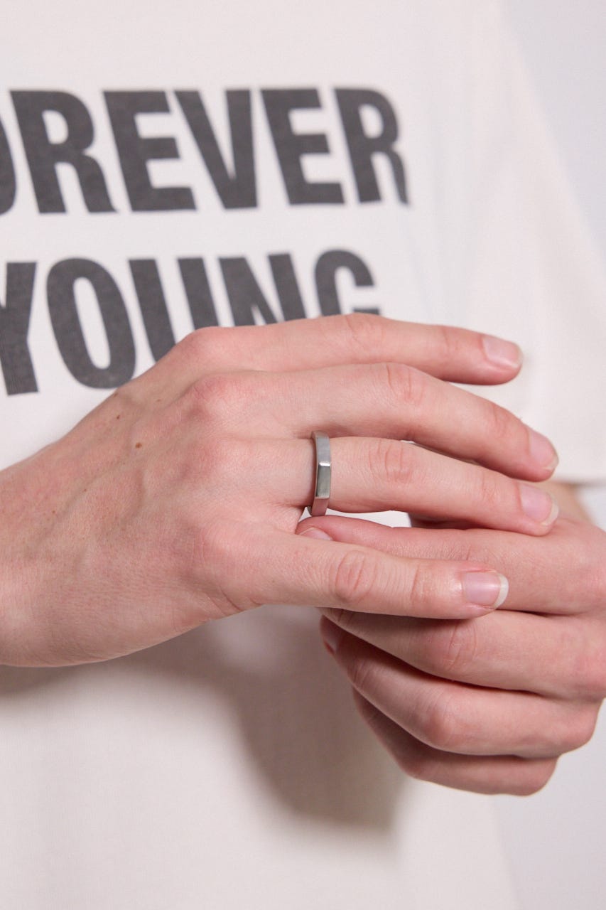 ポリゴンリング SLV M