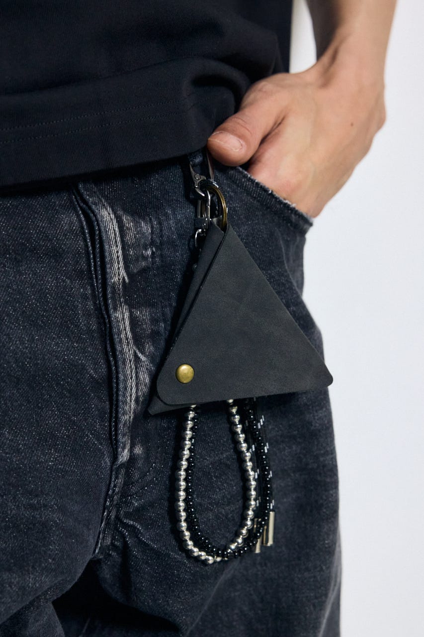 トライアングルコインケース BLK FREE