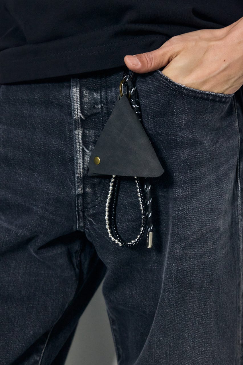 トライアングルコインケース BLK FREE