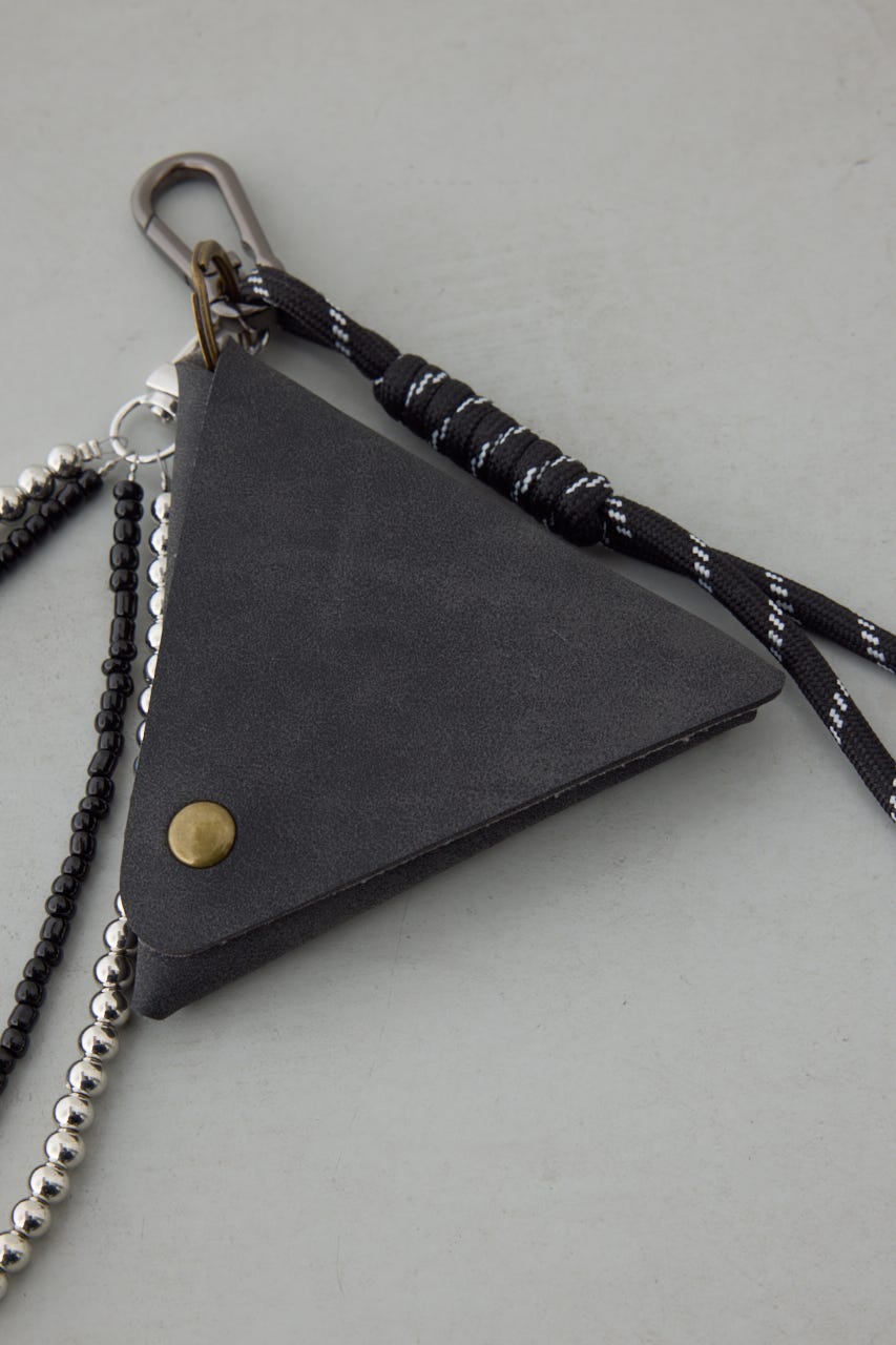 トライアングルコインケース BLK FREE