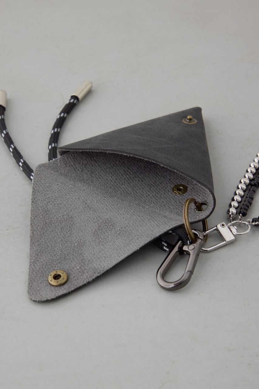 トライアングルコインケース BLK FREE