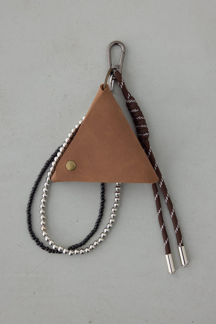 トライアングルコインケース BRN FREE