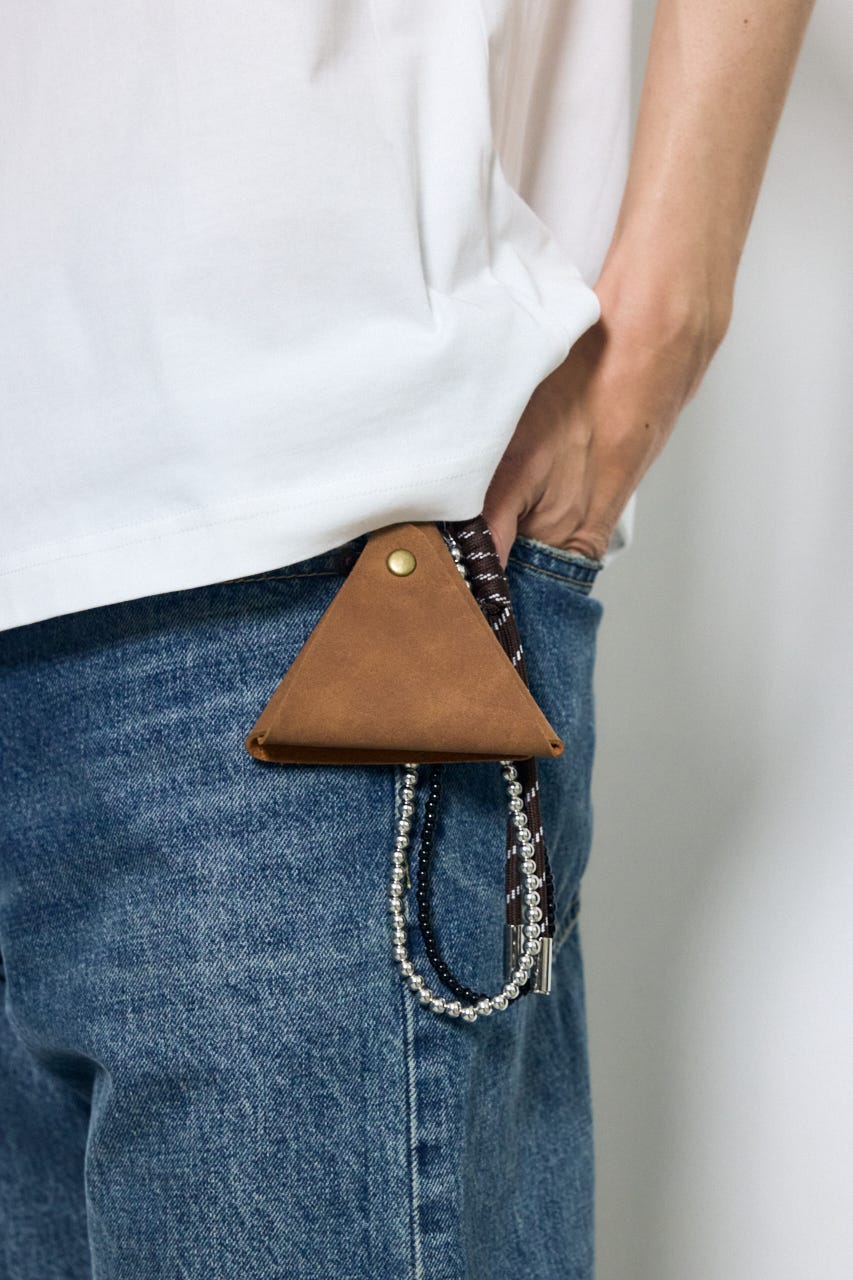 トライアングルコインケース BRN FREE