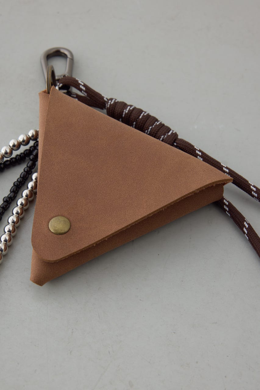 トライアングルコインケース BRN FREE
