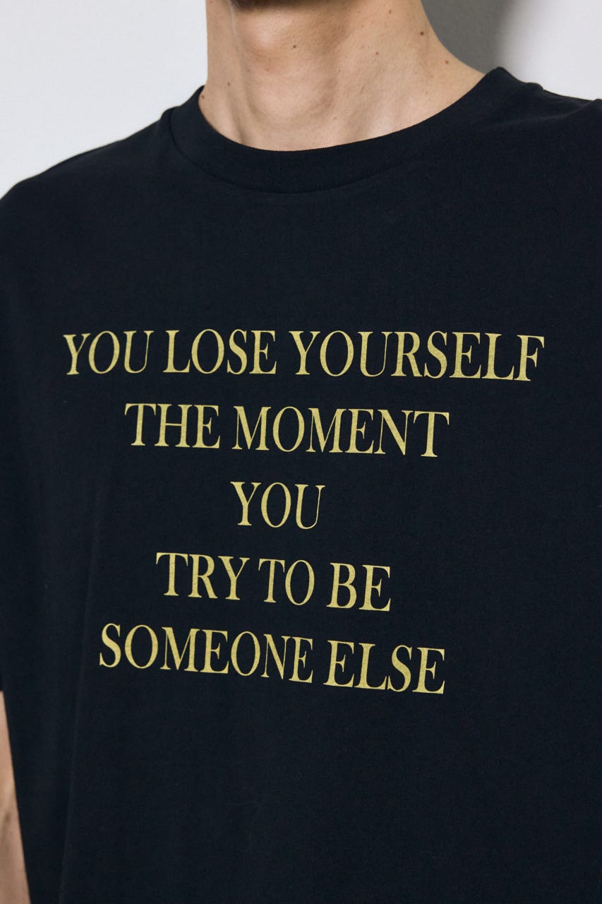 LOOSE YOURSELF Tシャツ BLK M