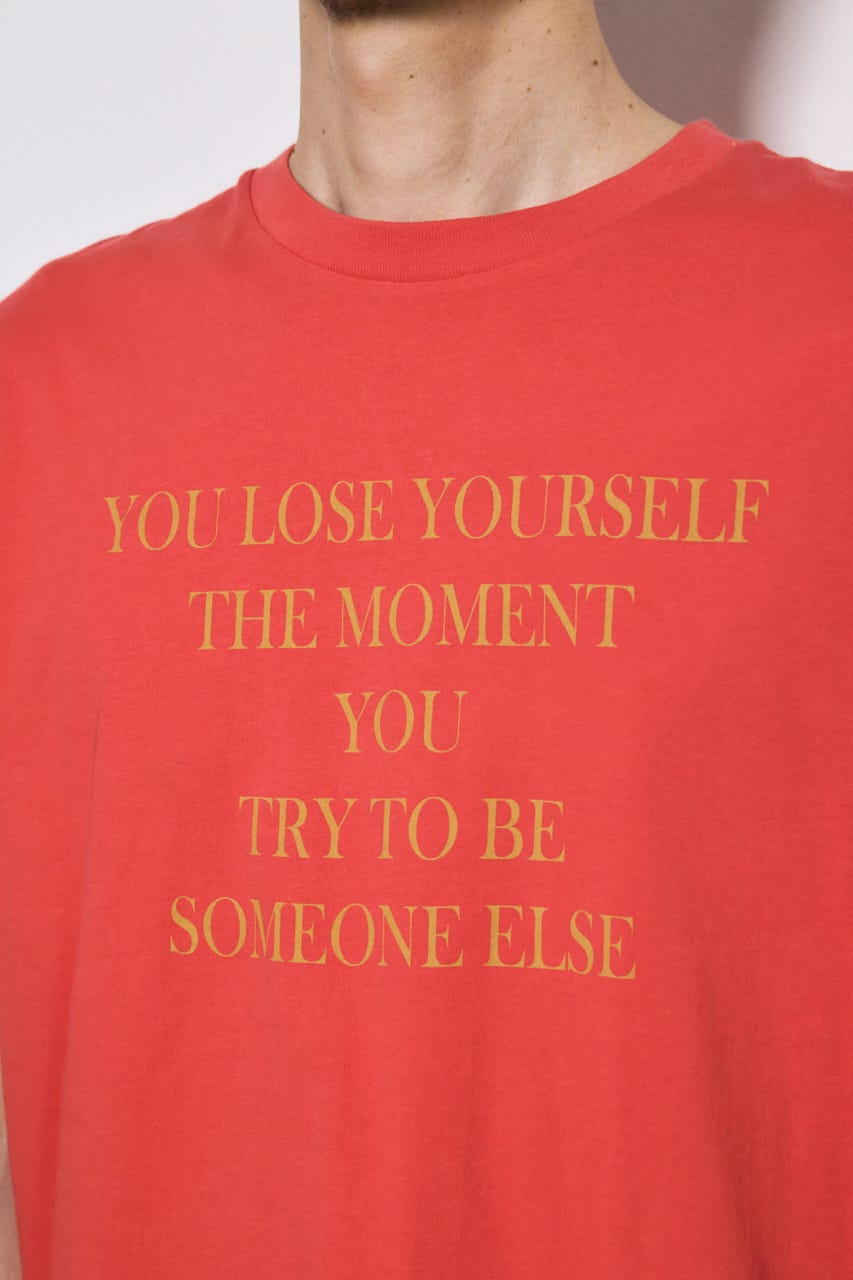 LOOSE YOURSELF Tシャツ RED M