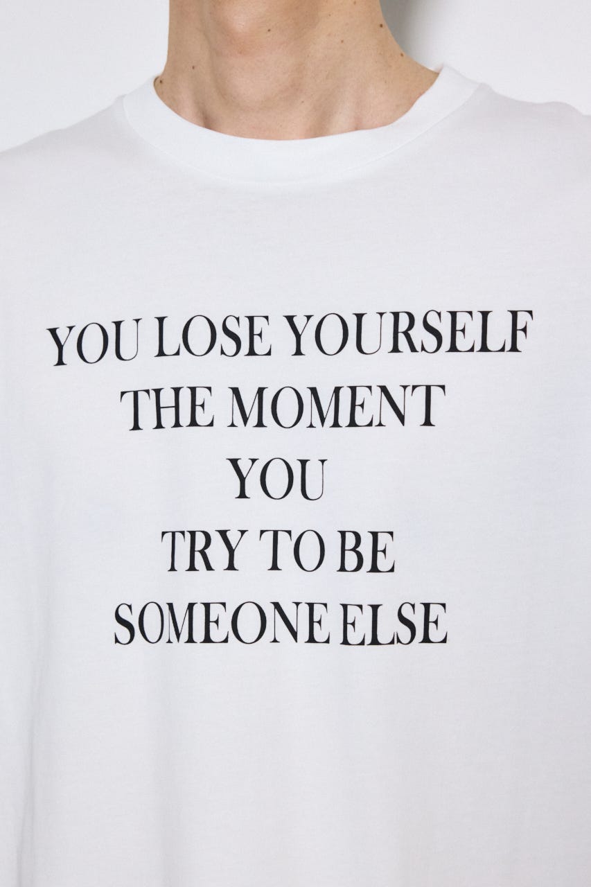 LOOSE YOURSELF Tシャツ WHT L