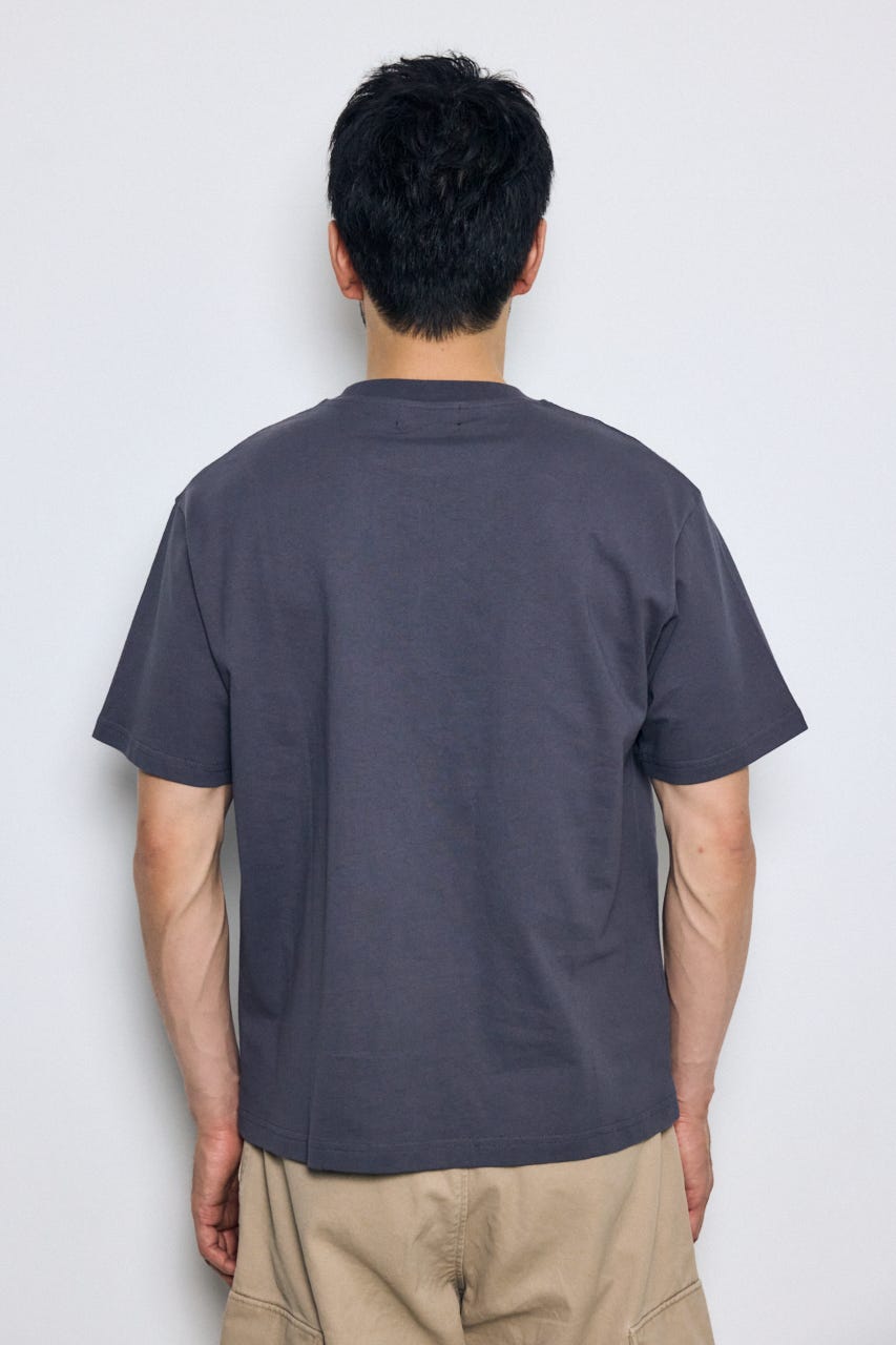 ダブルロゴプリントTEE C.GRY L