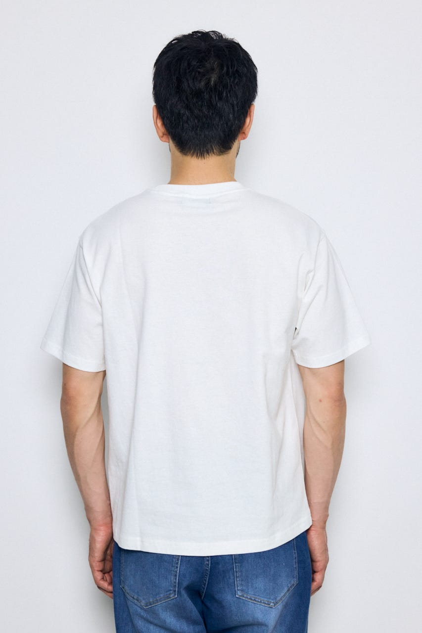 ダブルロゴプリントTEE WHT L