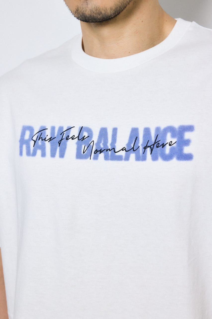 ダブルロゴプリントTEE WHT L