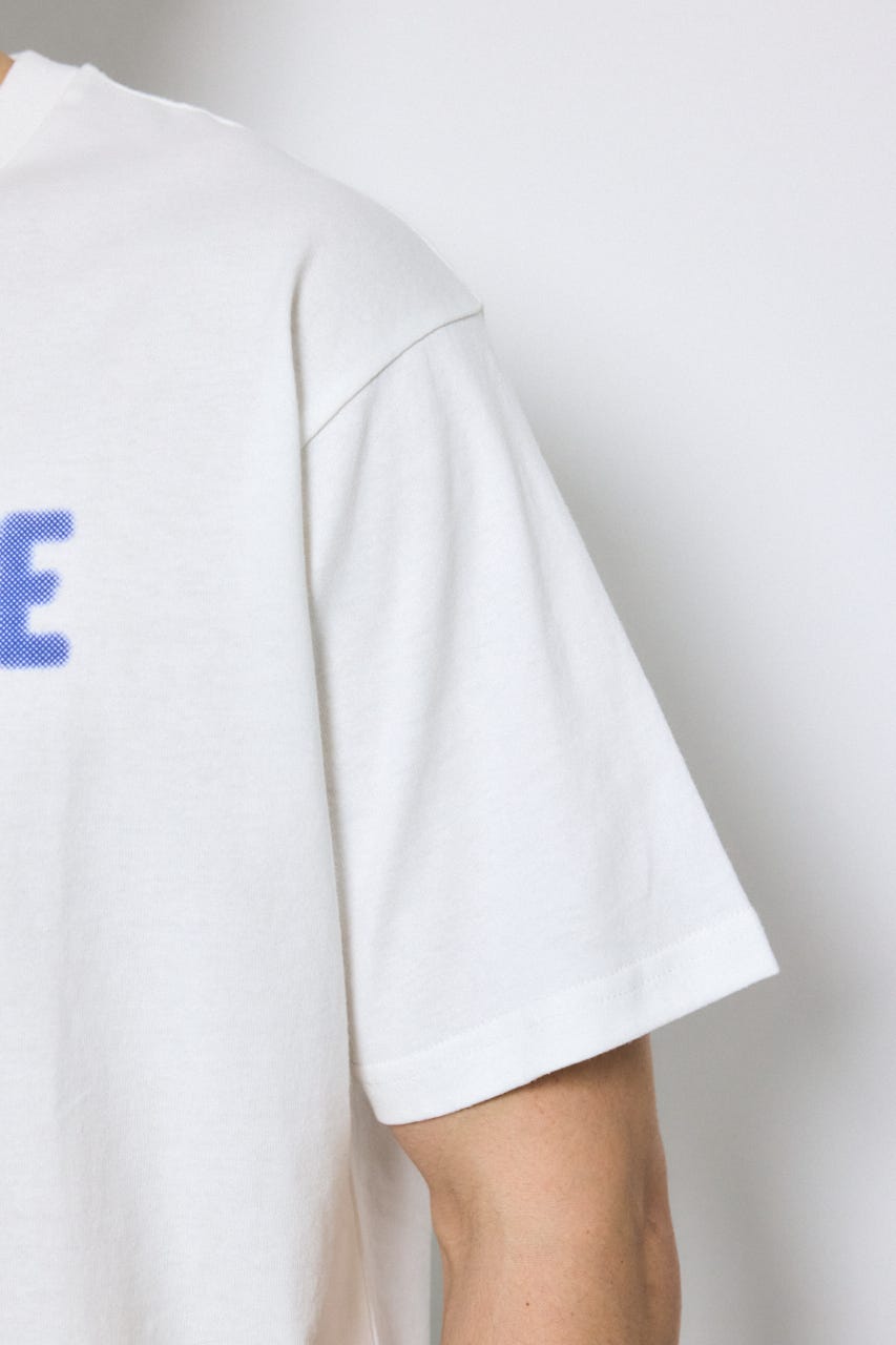 ダブルロゴプリントTEE WHT L