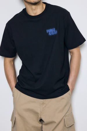 ぼかしバックプリントTEE