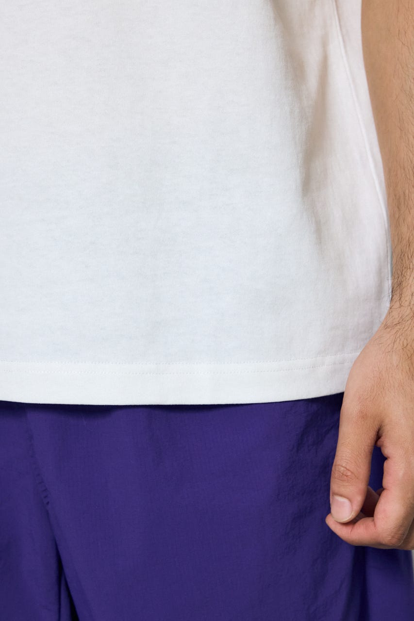 エンブロイダリーロゴTシャツ WHT M