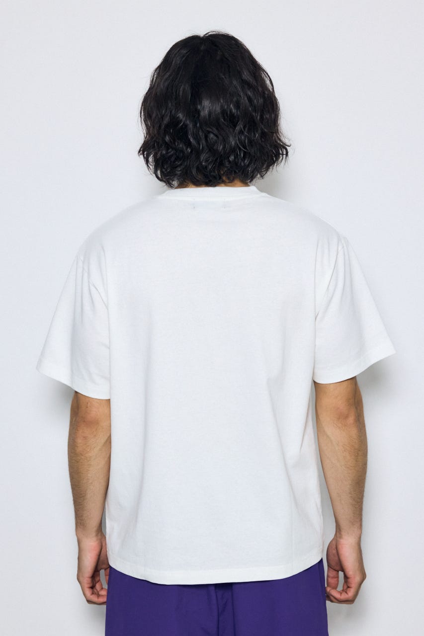 エンブロイダリーロゴTシャツ WHT M