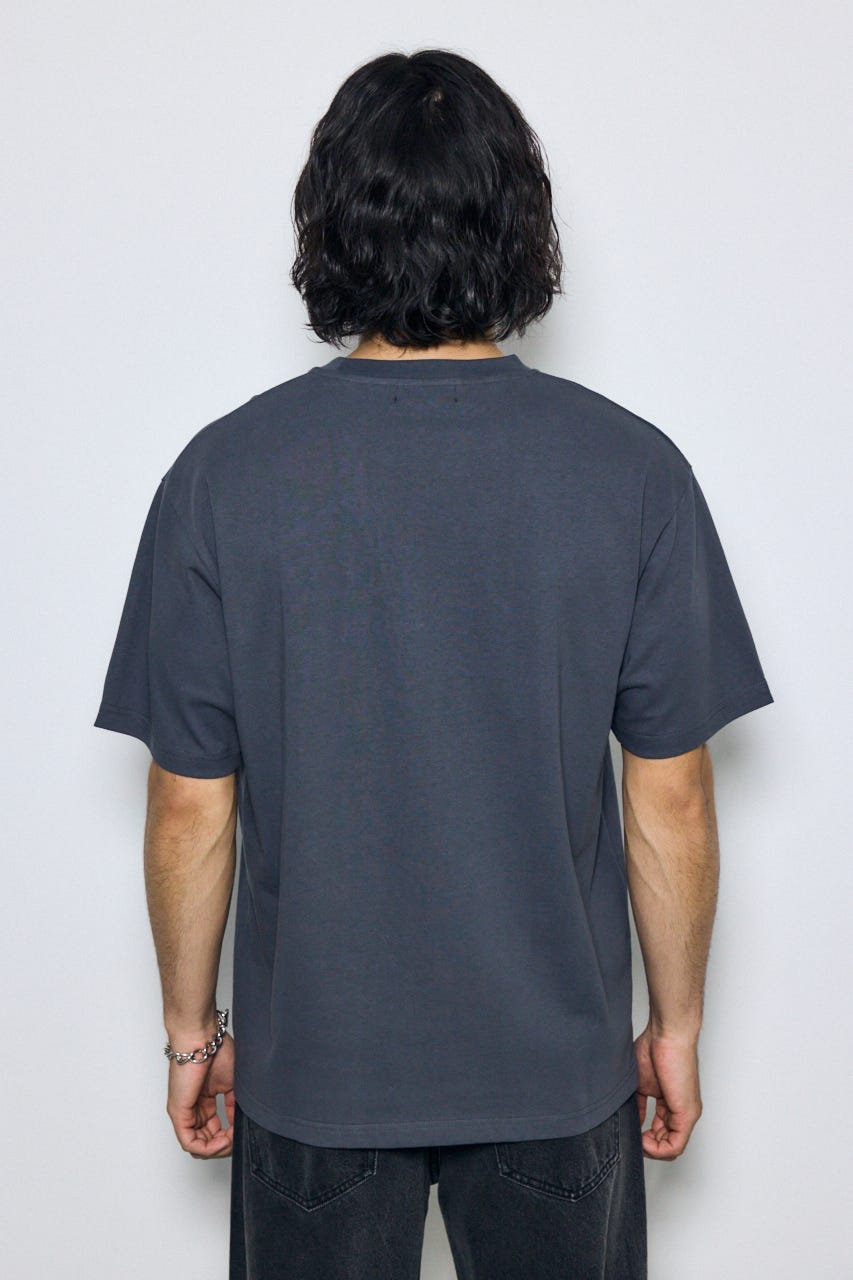エンボスロゴTシャツ L/BLK M
