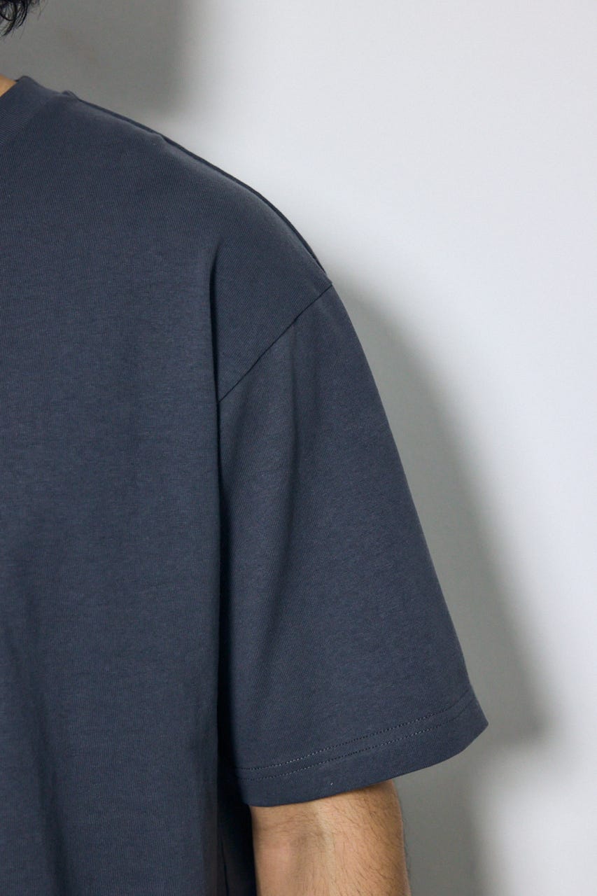 エンボスロゴTシャツ L/BLK M