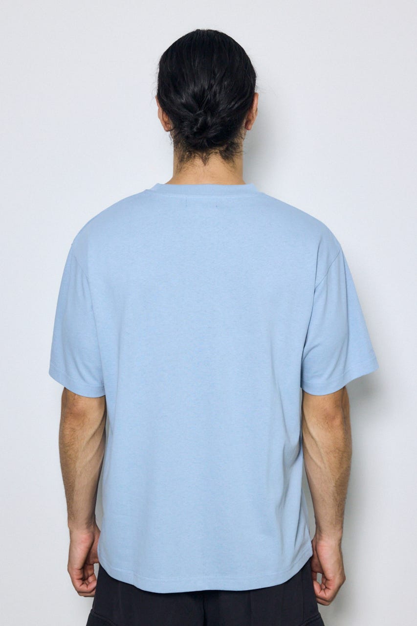 エンボスロゴTシャツ L/BLU M