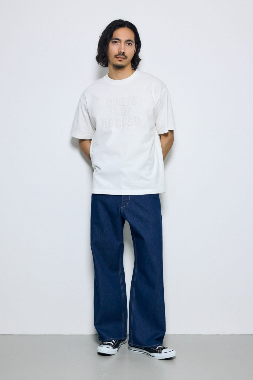エンボスロゴTシャツ WHT M