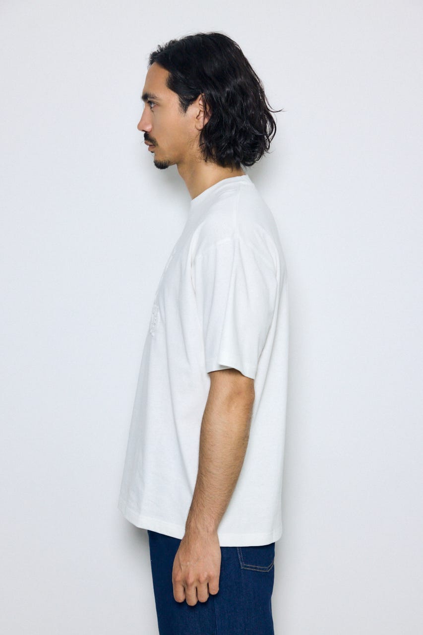 エンボスロゴTシャツ WHT M