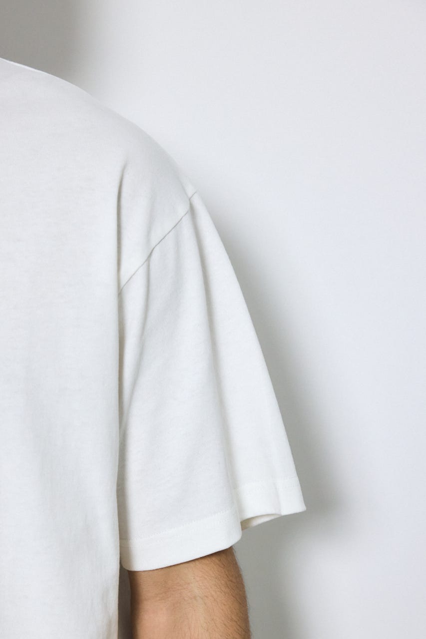 エンボスロゴTシャツ WHT M