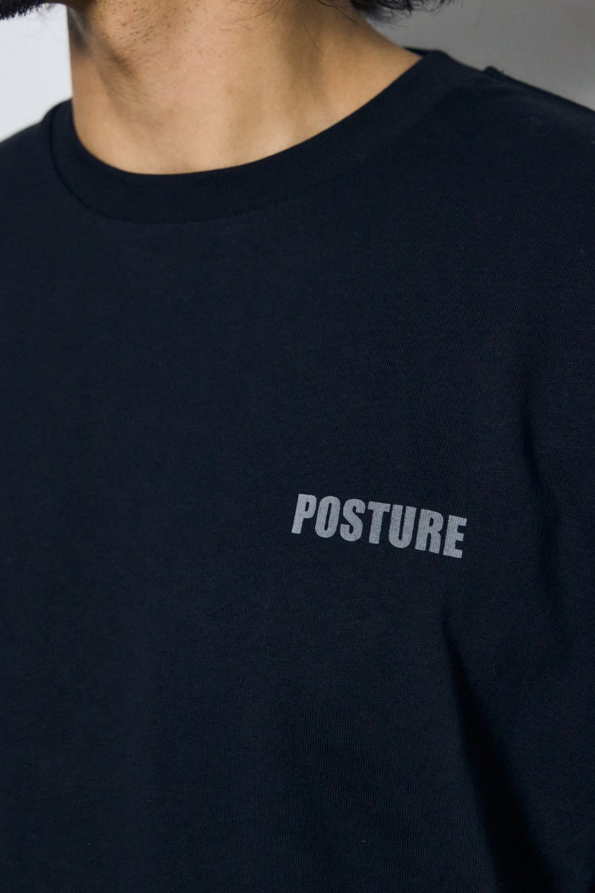 ワンポイントロゴTシャツ BLK L