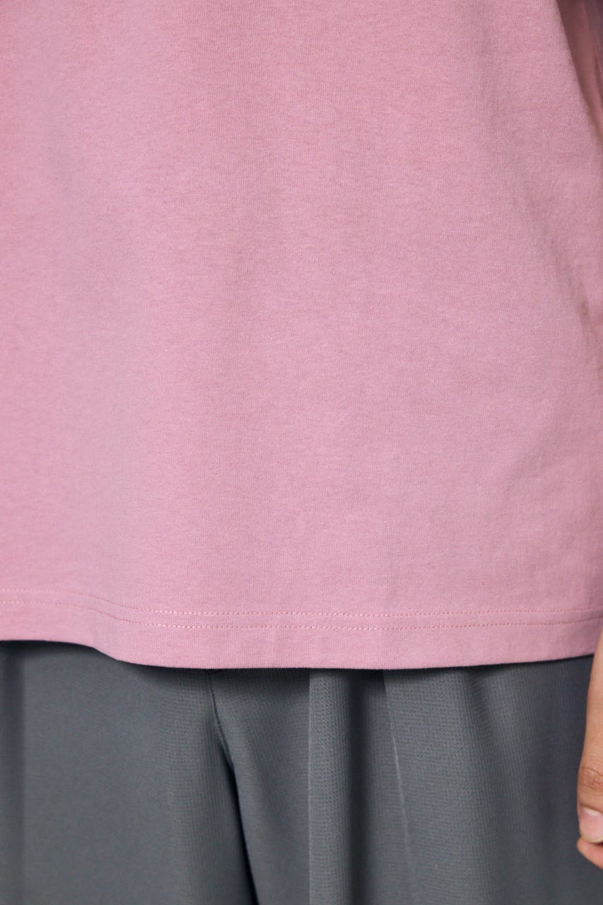ワンポイントロゴTシャツ D/PNK M