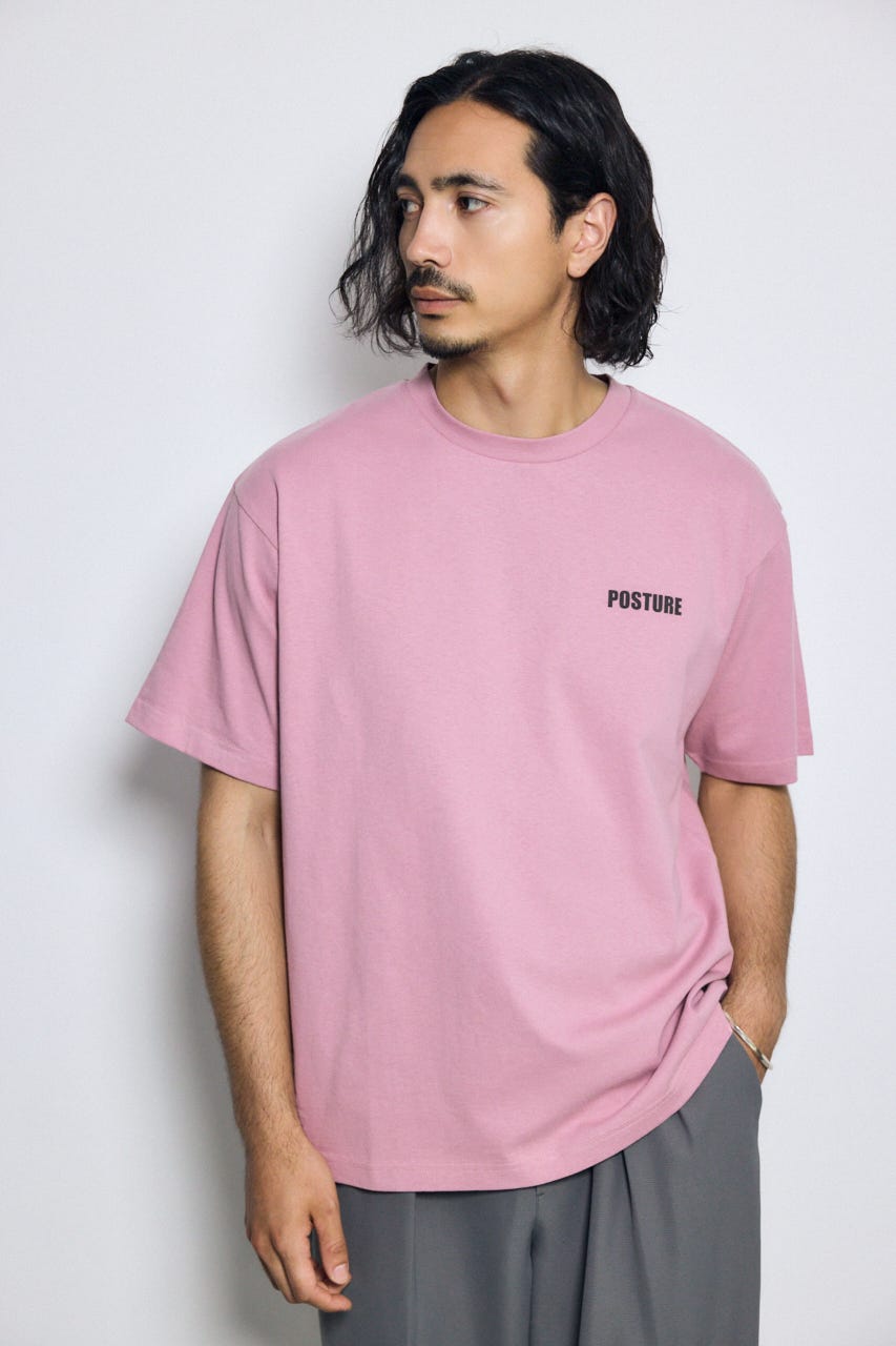 ワンポイントロゴTシャツ D/PNK M