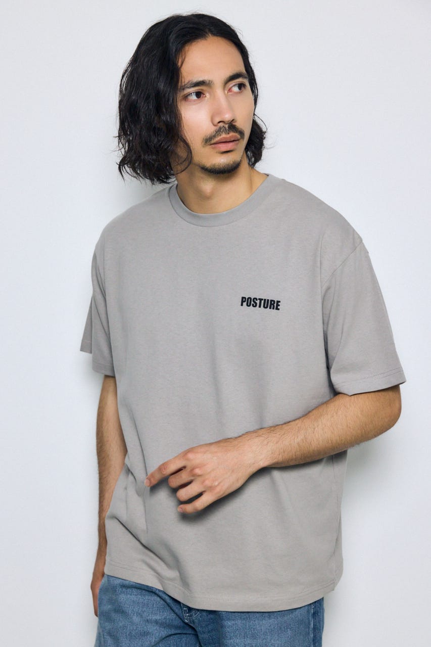 ワンポイントロゴTシャツ L/GRY L