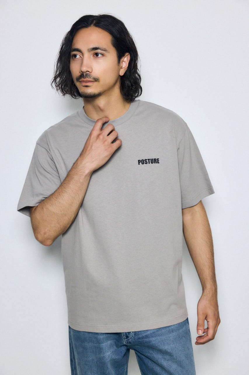 ワンポイントロゴTシャツ L/GRY L