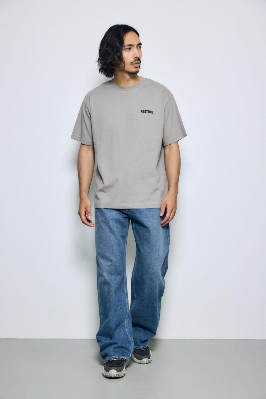 ワンポイントロゴTシャツ L/GRY L