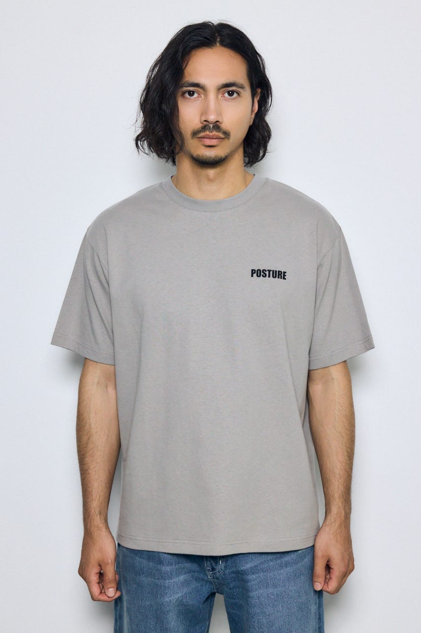 ワンポイントロゴTシャツ L/GRY L
