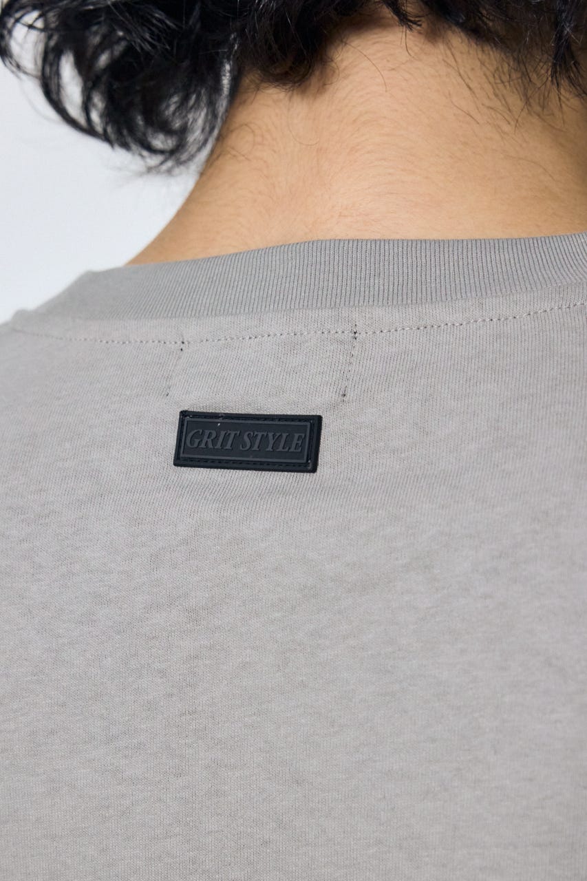 ワンポイントロゴTシャツ L/GRY L